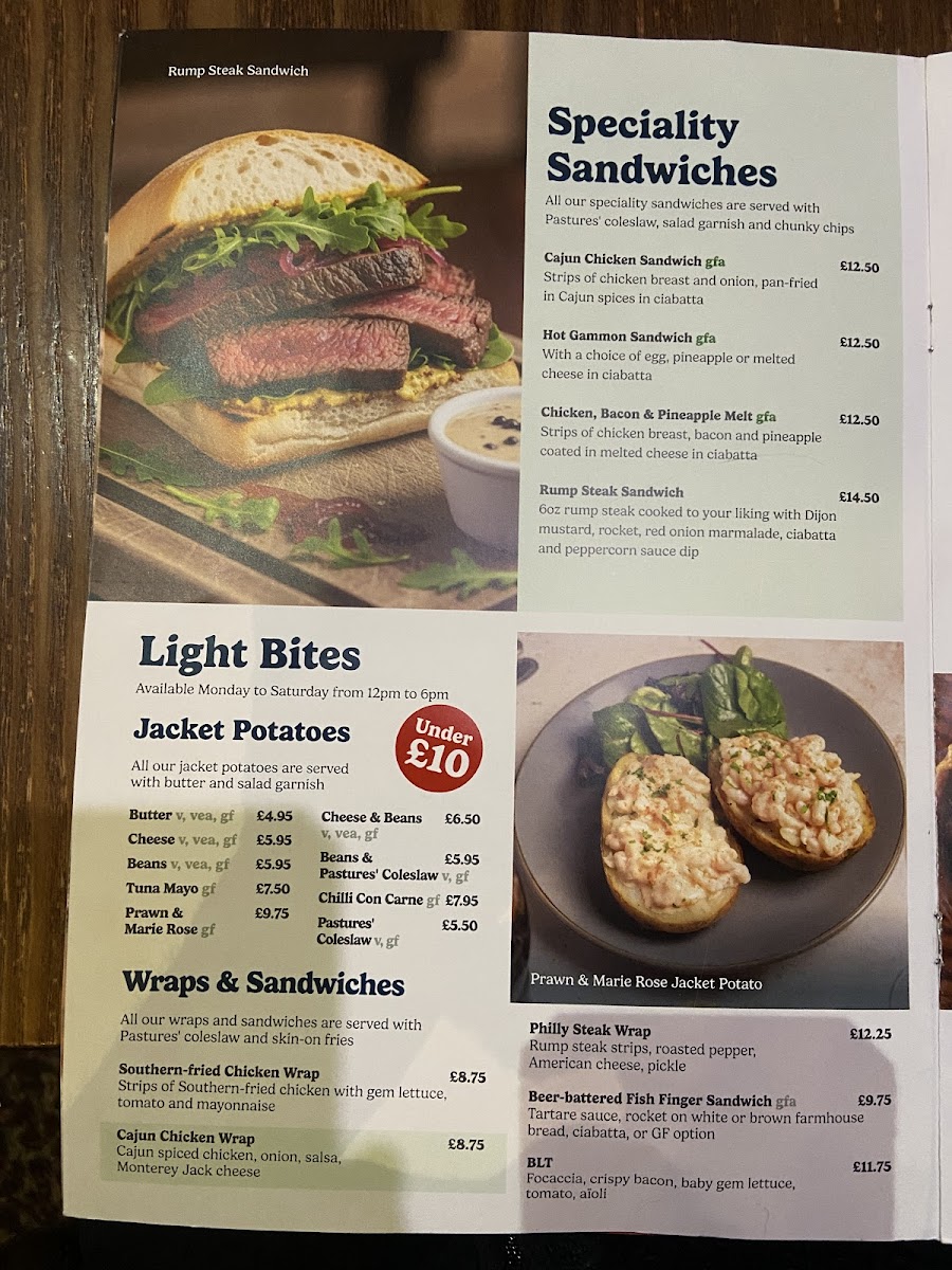 Menu Pastures Lodge - Mexborough-3
