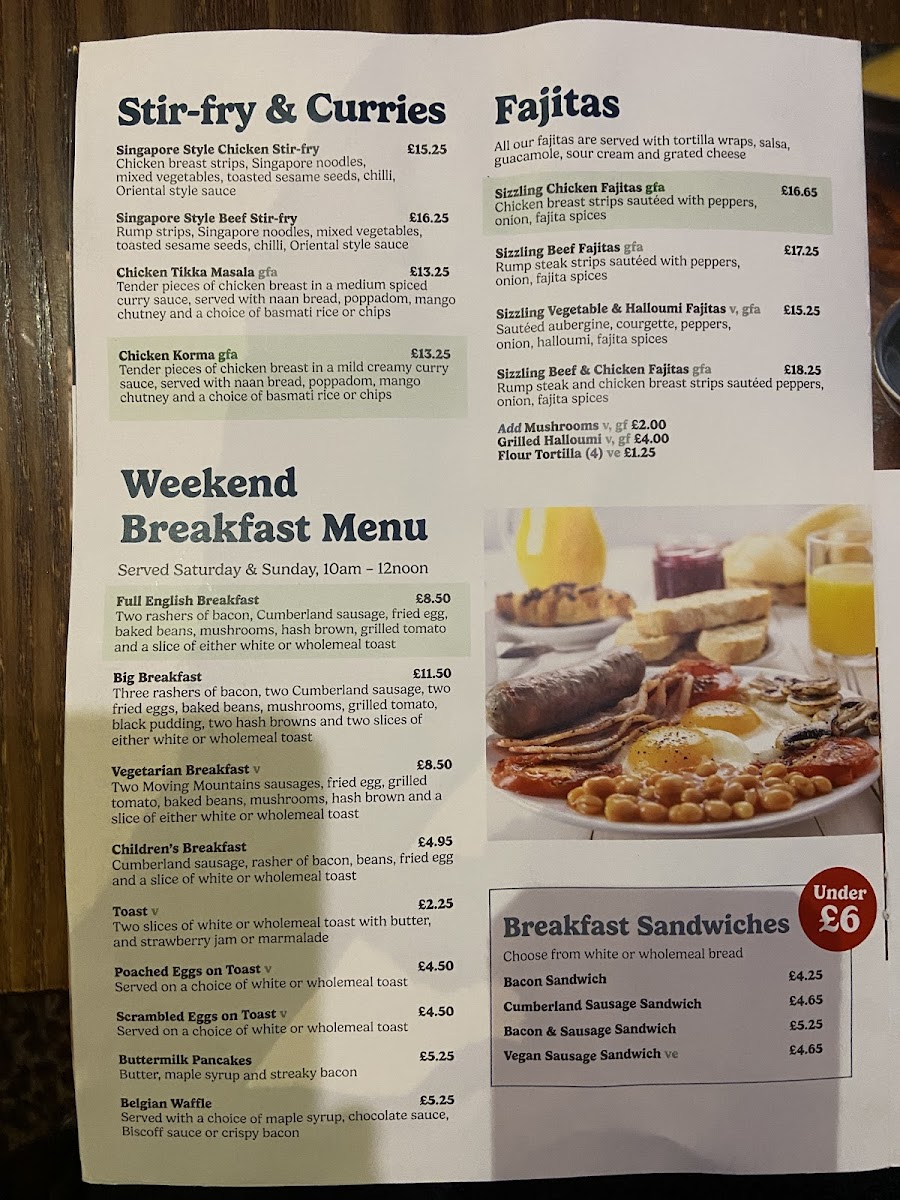 Menu Pastures Lodge - Mexborough-4